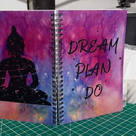 Sublimation Spiral Fabric Notebook