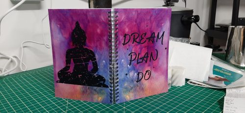 Sublimation Spiral Fabric Notebook