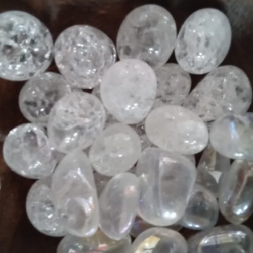 Aura Quartz Tumbles