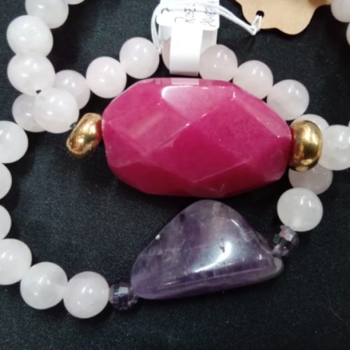 Rose Quartz With Accent