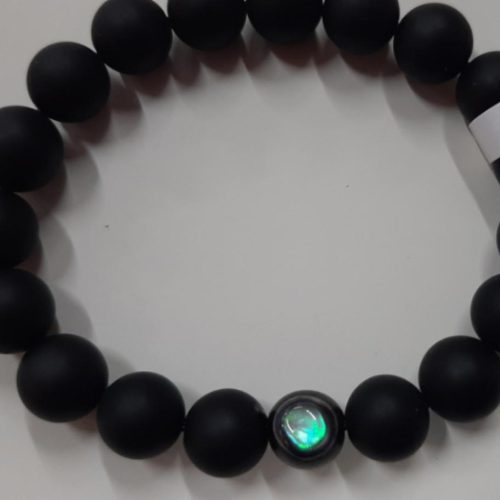 Onyx Ebony Abalone Bracelet