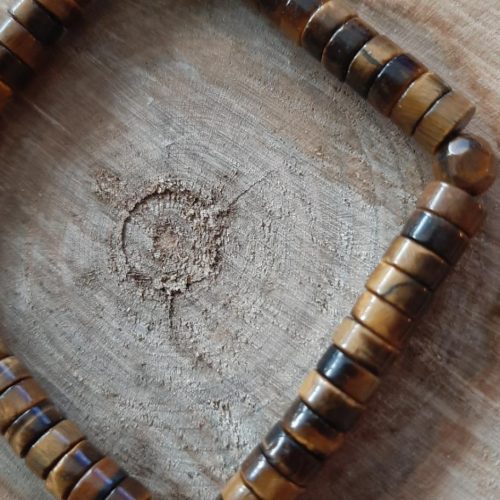 Tiger's Eye Heishe Bracelet