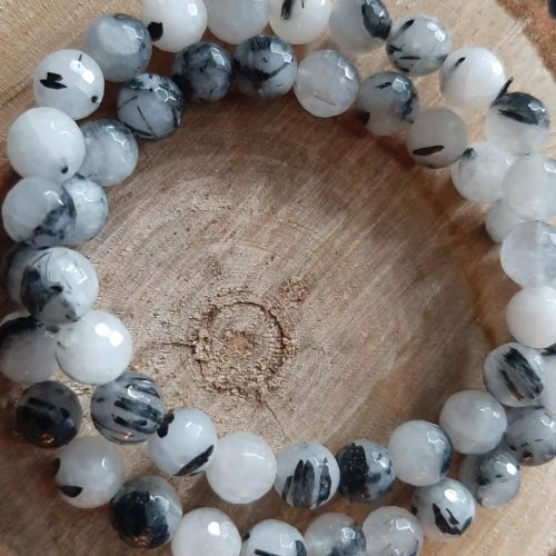 Tourmalinated Quartz Bracelet