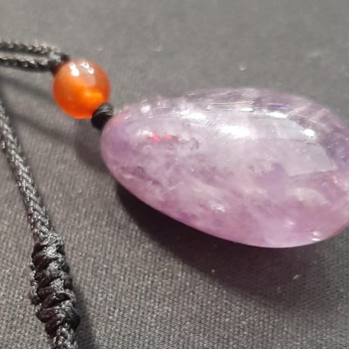 Amethyst & Carnelian Pendant