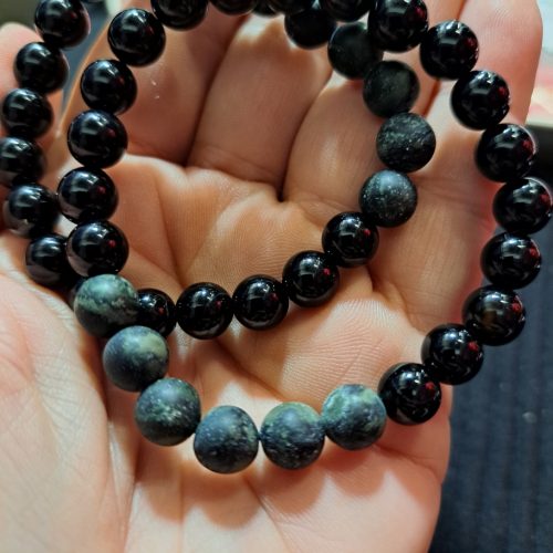 Frosted Kombaba Jasper & Onyx