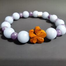 Celestite Amethyst With Bayong Flower