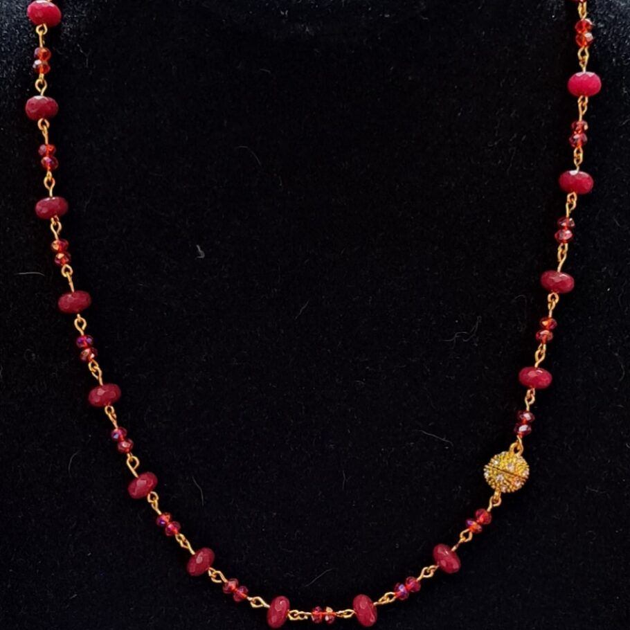 Red & Gold Necklace