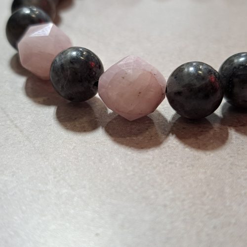 8mm Larvikite Kunzite Bracelet