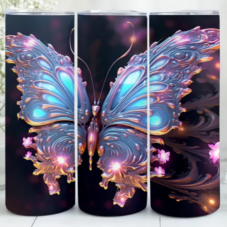 3D Butterfly Tumbler Sublimation web image