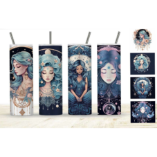 Luna Boho Goddess Enchanting Tumbler web image